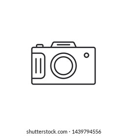 Camera Outline Icon Vector Illustration Eps