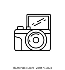 Camera Outline Icon, Vector illustration