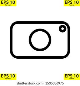 Camera Outline logo is a simple logo, compatible for any company.