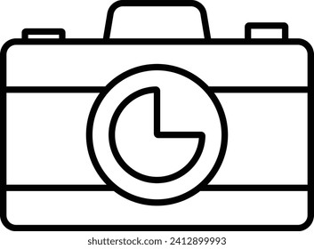 Camera Outline vector illustration icon