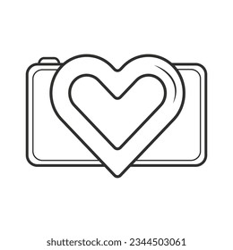 Camera Outline Vector, Photography outline, Camera Icon, Camera Vector, Photography Icon, World Photography, World Photography Day, Logo, vector, illustration,
