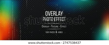 Camera overlay background with effect leak light and film photo flare. Filter bg bokeh with screen picture dark and retro photograph prism. Grainy lens camera with scratch glass effect.