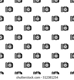 Camera pattern. Simple illustration of camera vector pattern for web