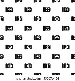 Camera pattern. Simple illustration of camera vector pattern for web