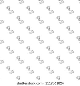 Camera up pattern vector seamless repeating for any web design