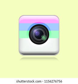Camera for phone/
icon in the form of camera 