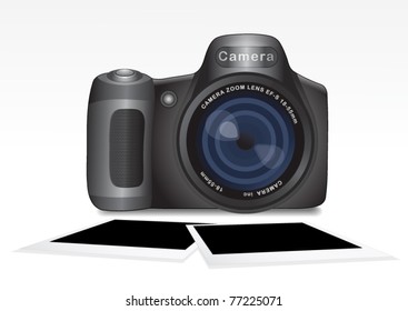 Camera with photo