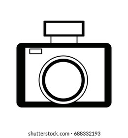camera photo equipment flash lens icon