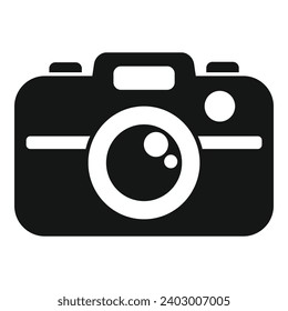 Camera photo event icon simple vector. Marriage planner. Agenda couple