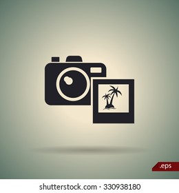 Camera and photo icon