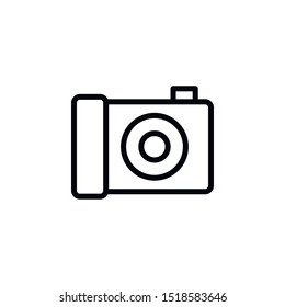 Camera, photo icon. Element of travel icon. Thin line icon