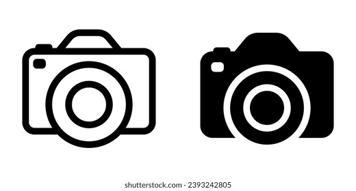 Camera Photo icon. flat design vector illustration for web and mobile