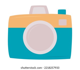 icono fotográfico de cámara aislado
