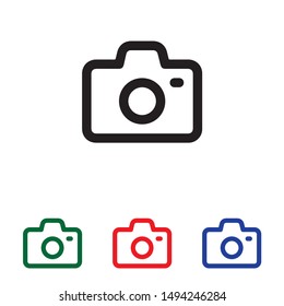camera photo icon vector illustration