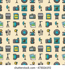 Camera and photo icons set,eps10