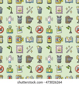 Camera and photo icons set,eps10