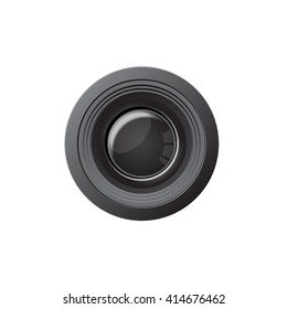 Camera photo lens, vector