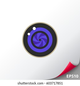 Camera Photo Lens Vector Icon