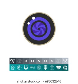 Camera Photo Lens Vector Icon