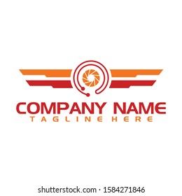 Camera Photo Studio Corporate Logo Template.