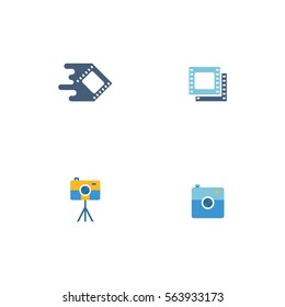 Camera Photo Studio Logo Vector Element Stock Vector (Royalty Free ...