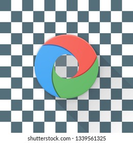 Camera Photo Video button Adaptive icon Material Design illustration