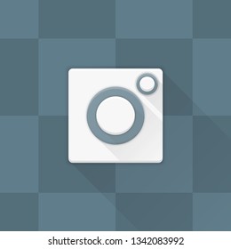 Camera Photo Video button Adaptive icon Material Design illustration