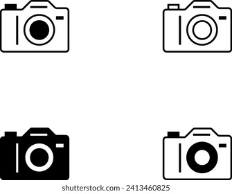 objetos de vídeo fotográfico de cámara en blanco y negro