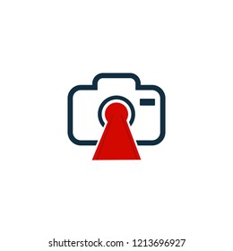 Camera Photograph Outline Red Carpet Creative Abstract Business Logo