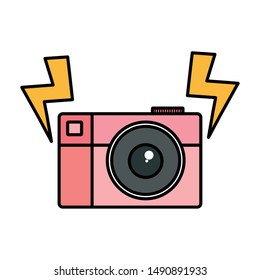 camera photographic device isolated icon