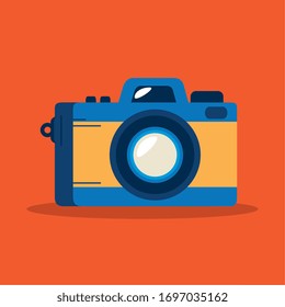 camera photographic device isolated icon vector illustration design