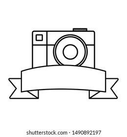 camera photographic device with tape frame