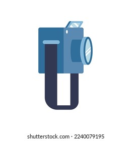 icono de tecnología de dispositivo fotográfico de cámara