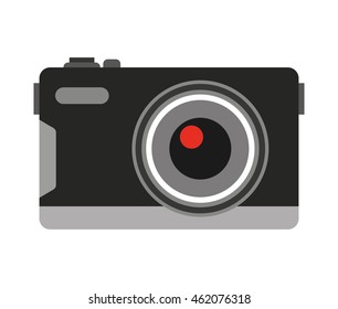 camera photographic digital icon vector illustration design