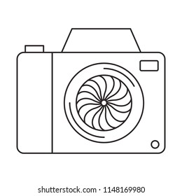 camera photographic isolated icon