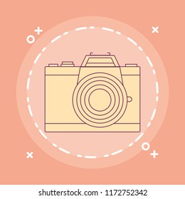 camera photographic isolated icon