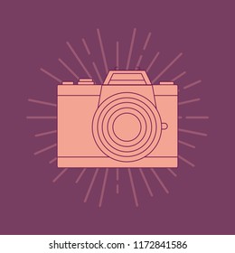 camera photographic isolated icon