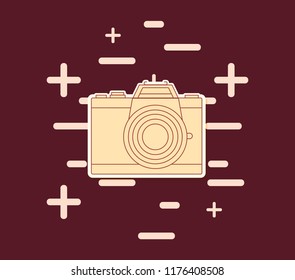 camera photographic isolated icon