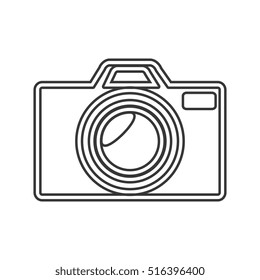 camera photographic isolated icon