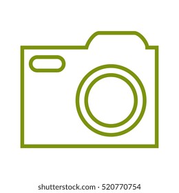 camera photographic isolated icon