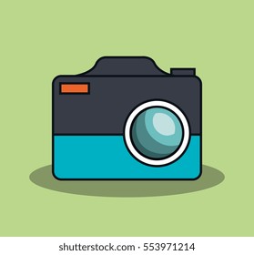 camera photographic isolated icon