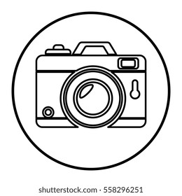 camera photographic isolated icon