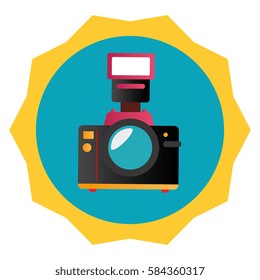 camera photographic isolated icon