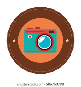 camera photographic isolated icon