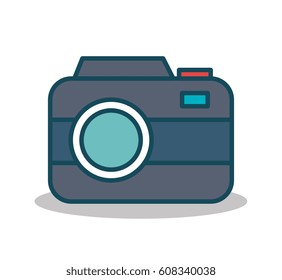 camera photographic isolated icon