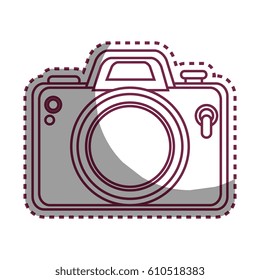 camera photographic isolated icon