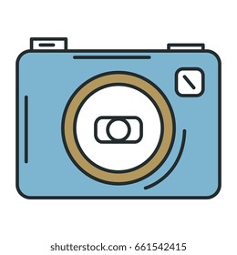 camera photographic isolated icon