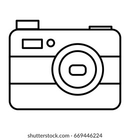 camera photographic isolated icon
