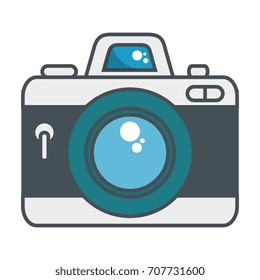 camera photographic isolated icon