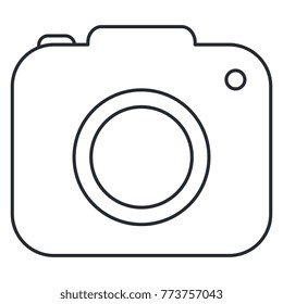 camera photographic isolated icon